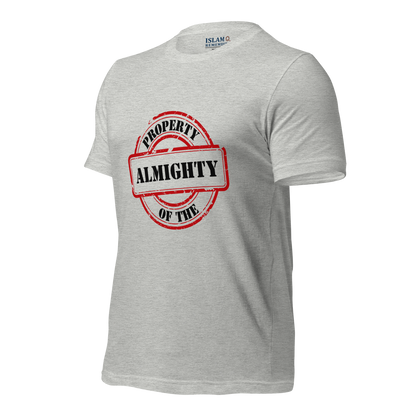 ADULT T-Shirt - PROPERTY OF THE ALMIGHTY - Black