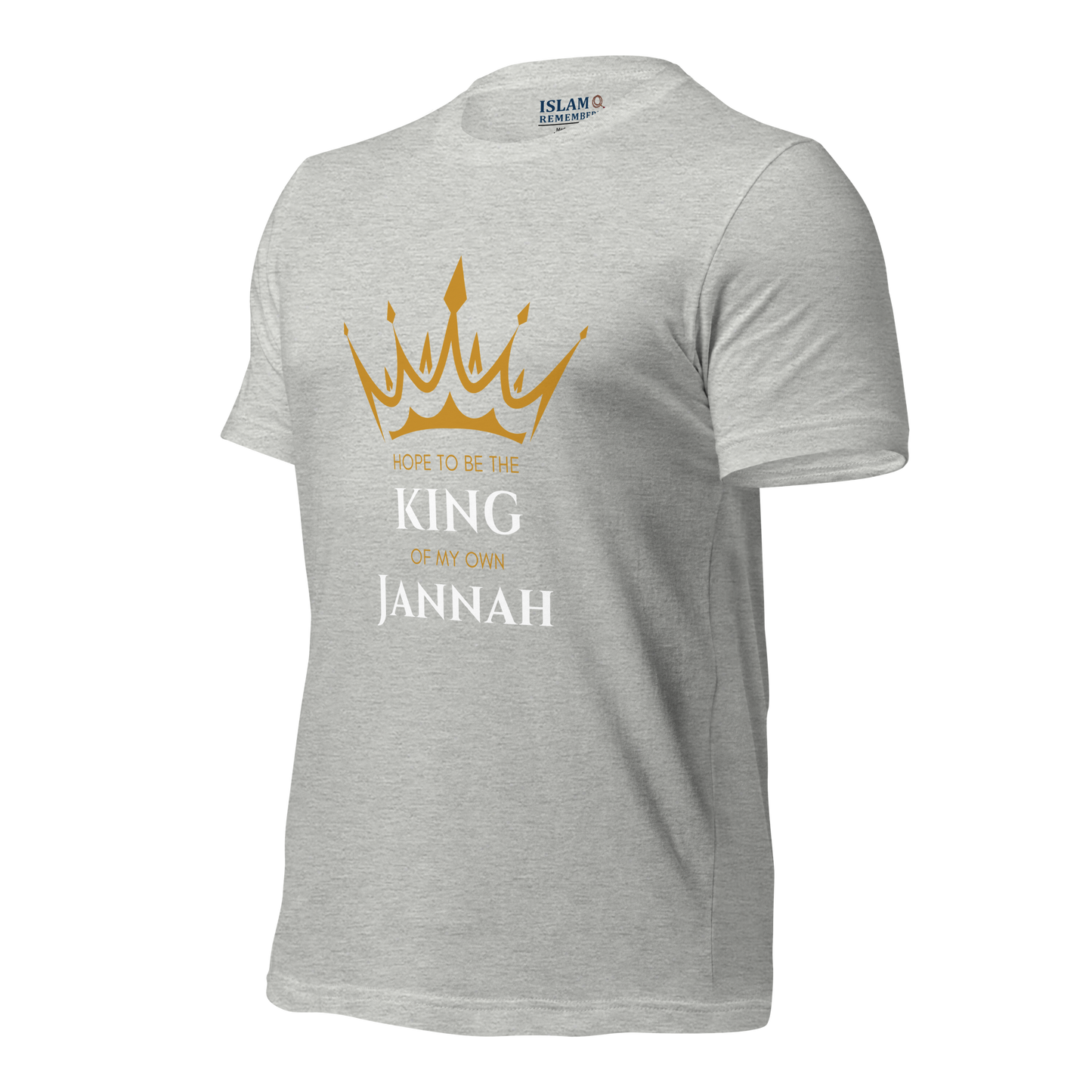 MEN's T-Shirt - KING OF MY OWN JANNAH - White