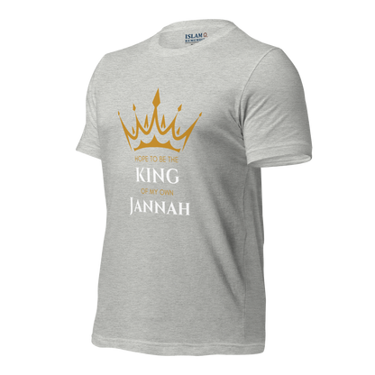 MEN's T-Shirt - KING OF MY OWN JANNAH - White