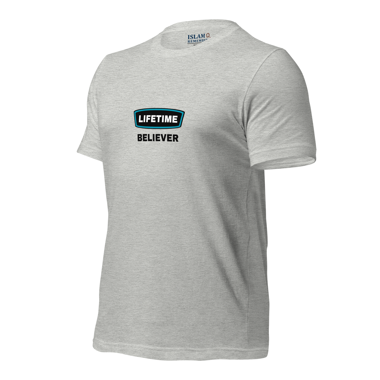 ADULT T-Shirt - LIFETIME BELIEVER - Black/Teal