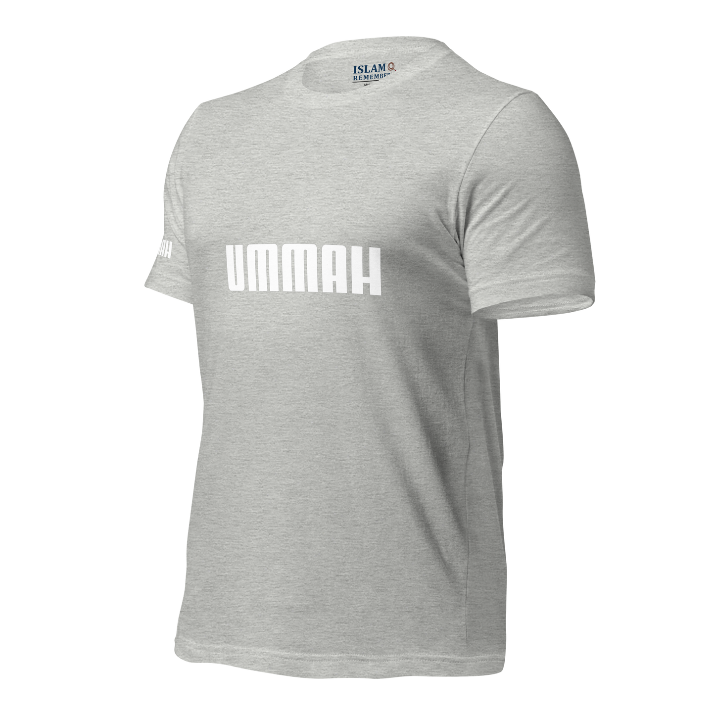 ADULT T-Shirt - UMMAH (w/ Arm Logo) - White