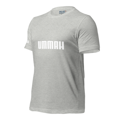 ADULT T-Shirt - UMMAH (w/ Arm Logo) - White