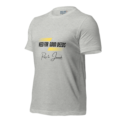 ADULT T-Shirt - NEED FOR GOOD DEEDS - Black/Yellow