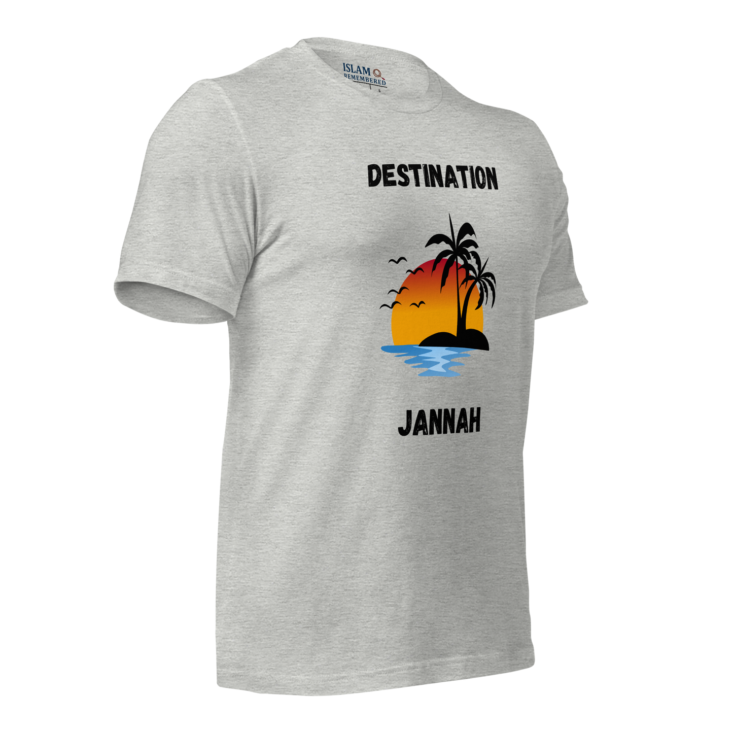 ADULT T-Shirt - DESTINATION JANNAH (Island Collection) - Black