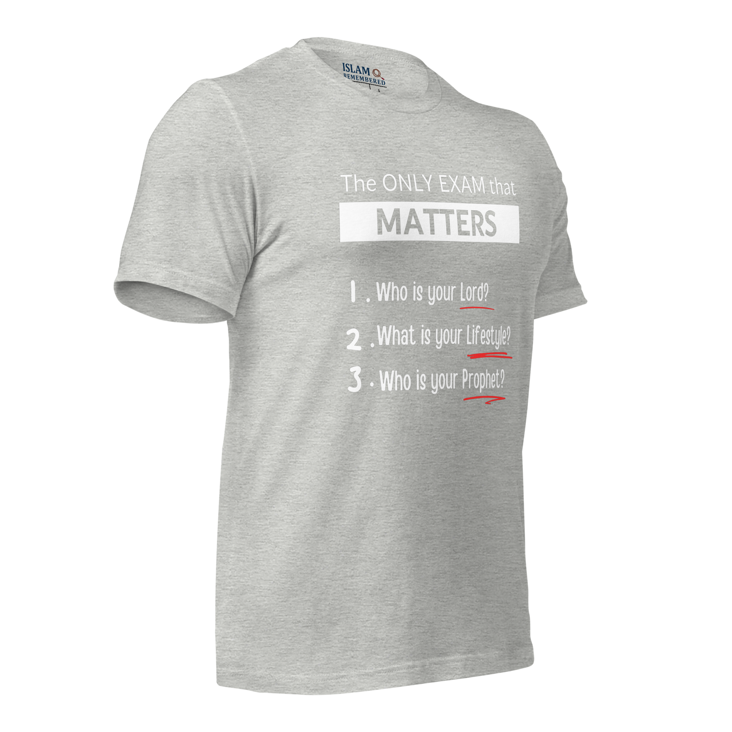 ADULT T-Shirt - ONLY EXAM MATTERS - White