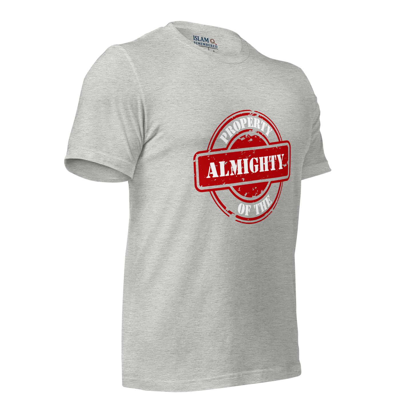 ADULT T-Shirt - PROPERTY OF THE ALMIGHTY - White/White/Red