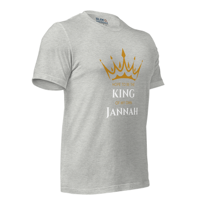 MEN's T-Shirt - KING OF MY OWN JANNAH - White