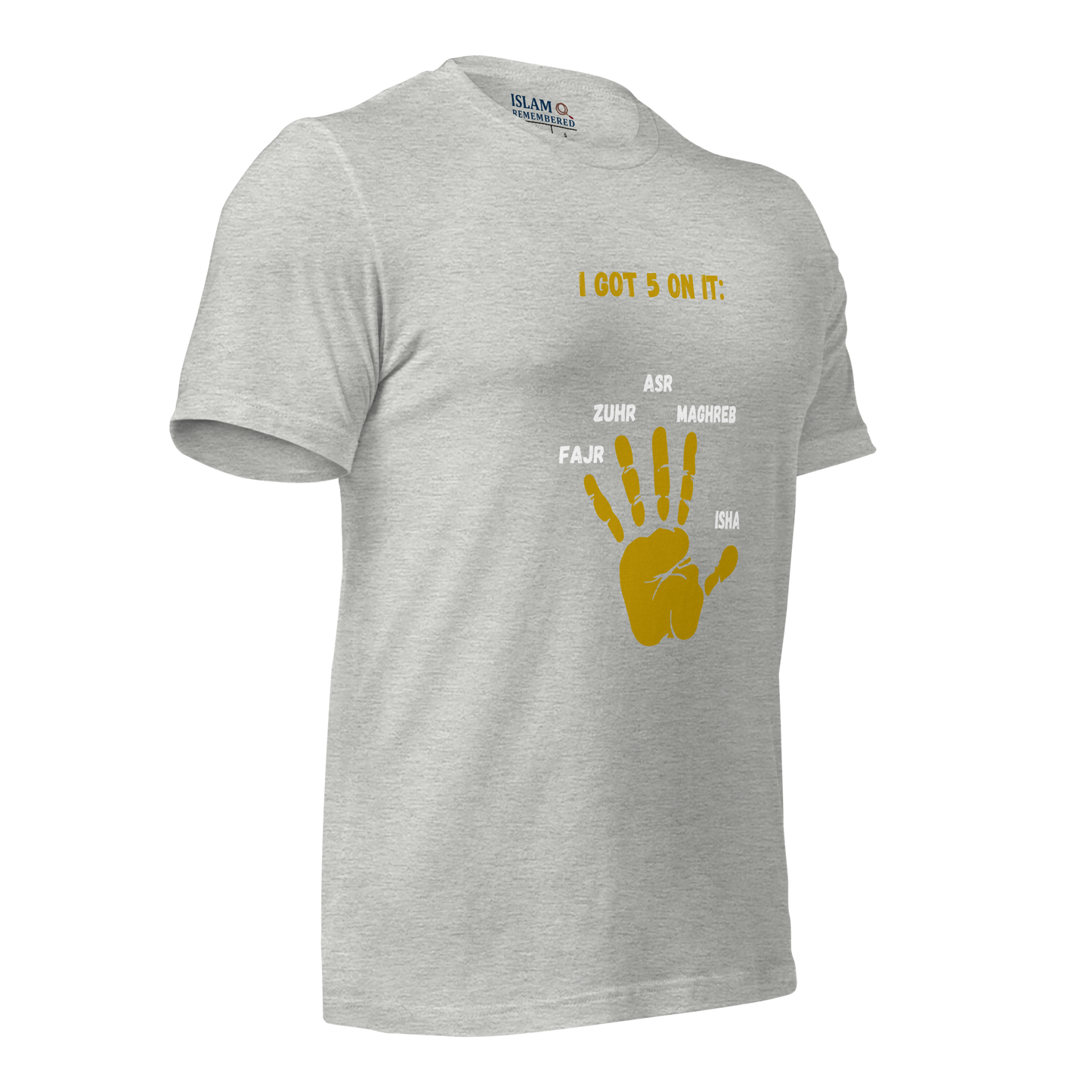 ADULT T-Shirt - I GOT 5 ON IT - Gold/Black