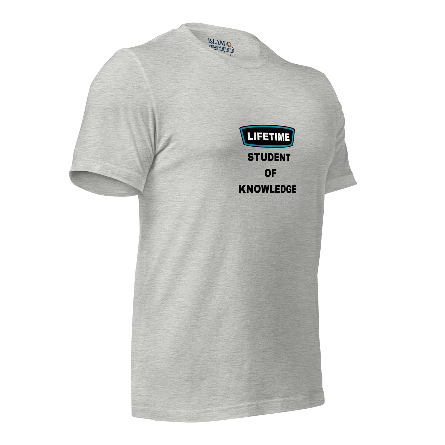 ADULT T-Shirt - LIFETIME STUDENT - Black/Teal