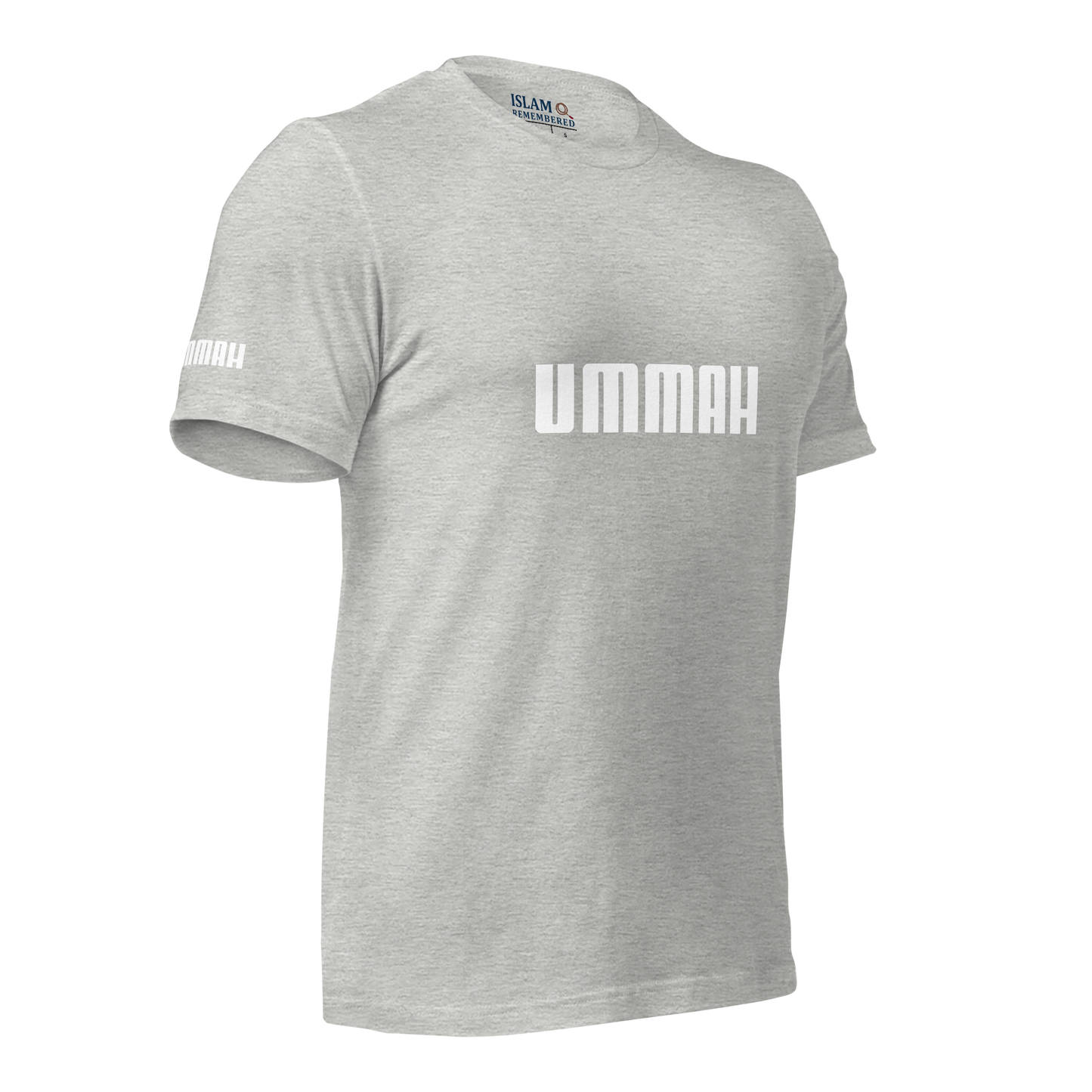 ADULT T-Shirt - UMMAH (w/ Arm Logo) - White