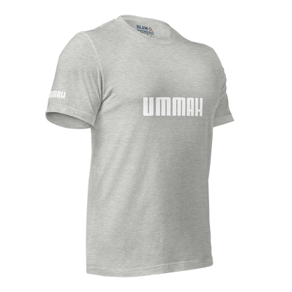 ADULT T-Shirt - UMMAH (w/ Arm Logo) - White