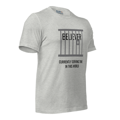 ADULT T-Shirt - BELIEVER SERVING TIME - Black