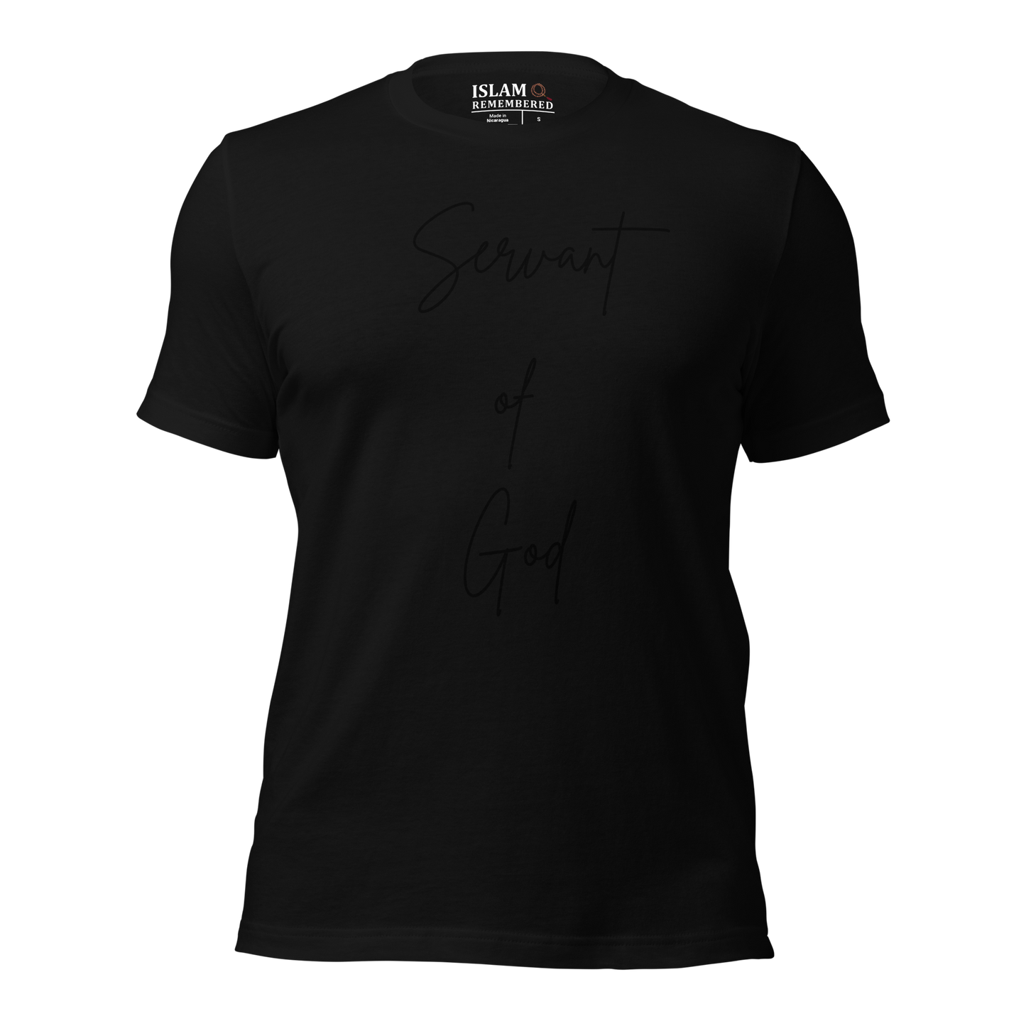 ADULT T-Shirt - SERVANT OF GOD (Signature Collection) - Black