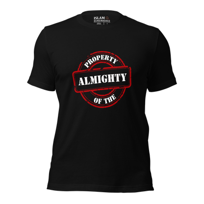 ADULT T-Shirt - PROPERTY OF THE ALMIGHTY - White