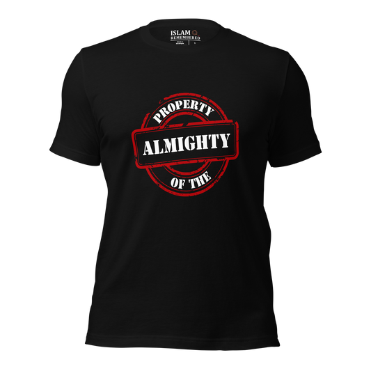 ADULT T-Shirt - PROPERTY OF THE ALMIGHTY - White