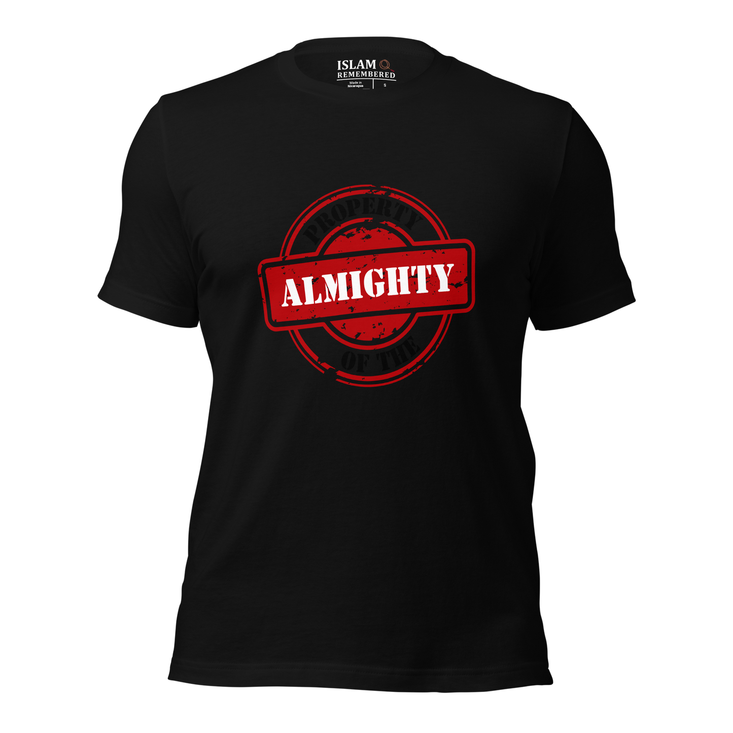 ADULT T-Shirt - PROPERTY OF THE ALMIGHTY - Black/White