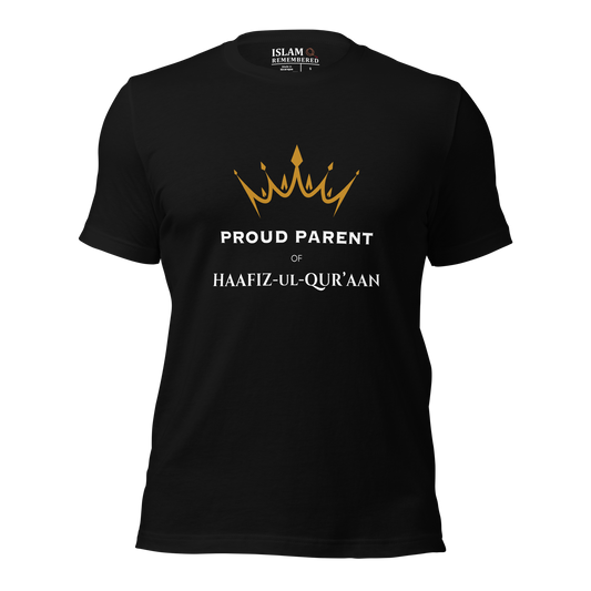 ADULT T-Shirt - PROUD PARENT OF HAAFIZ - White