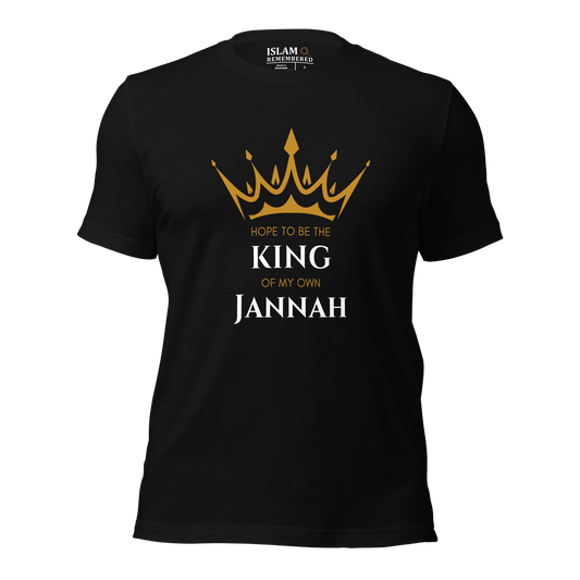 MEN's T-Shirt - KING OF MY OWN JANNAH - White