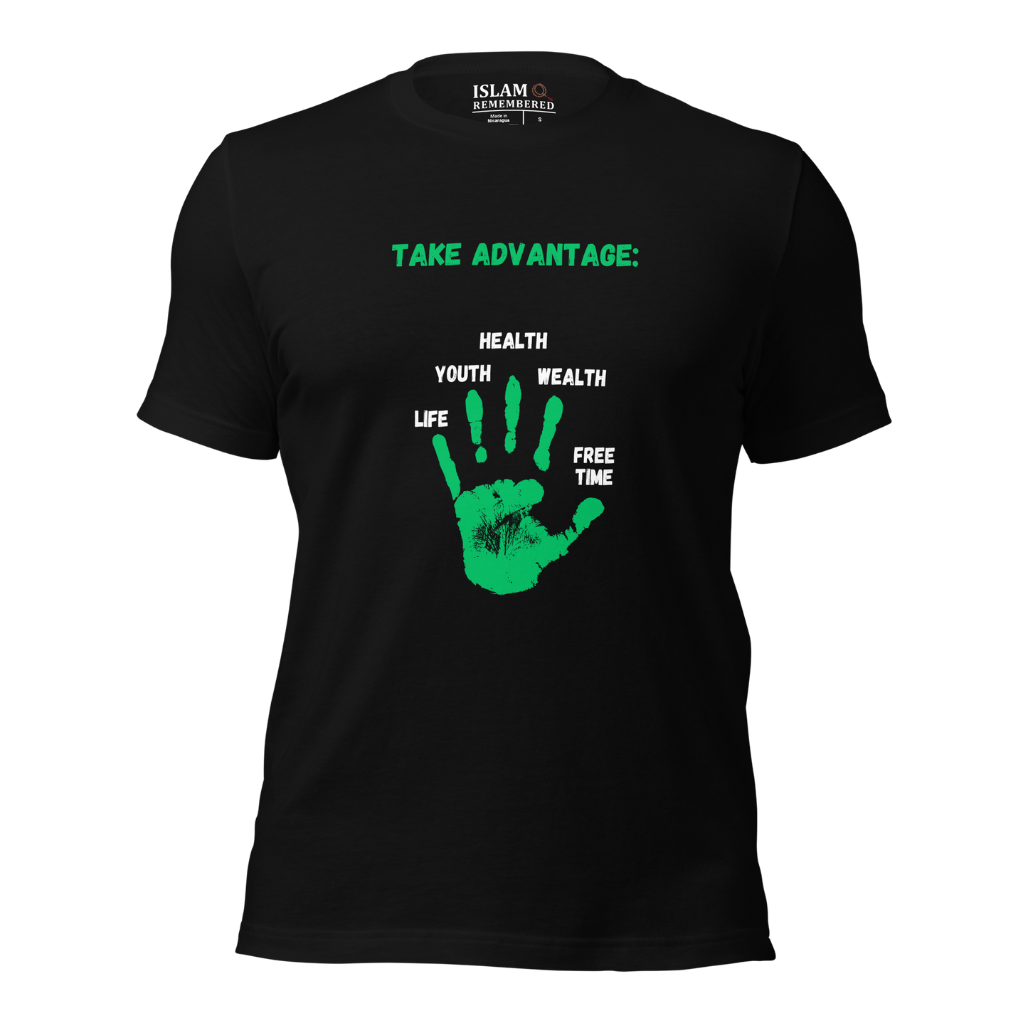 ADULT T-Shirt - ADVANTAGE - Green/White