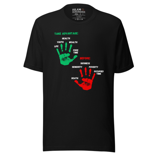WOMEN's T-Shirt - ADVANTAGE BEFORE - Green/Red/White