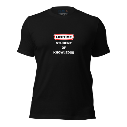 ADULT T-Shirt - LIFETIME STUDENT - White/Red