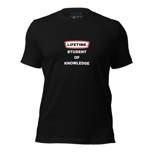 ADULT T-Shirt - LIFETIME STUDENT - White/Red