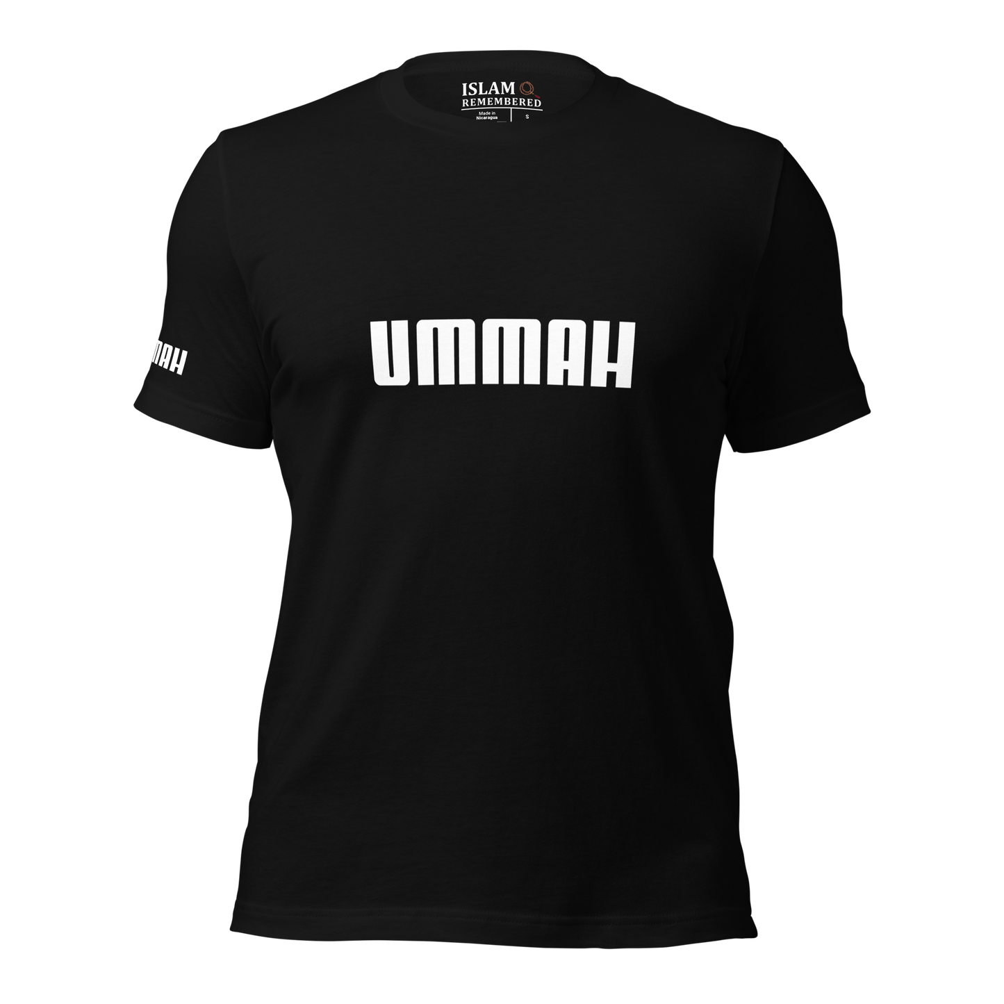 ADULT T-Shirt - UMMAH (w/ Arm Logo) - White