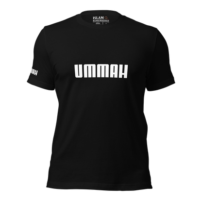 ADULT T-Shirt - UMMAH (w/ Arm Logo) - White