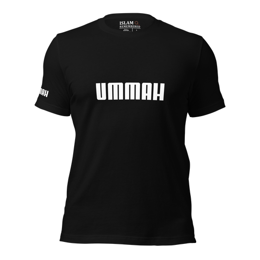 ADULT T-Shirt - UMMAH (w/ Arm Logo) - White