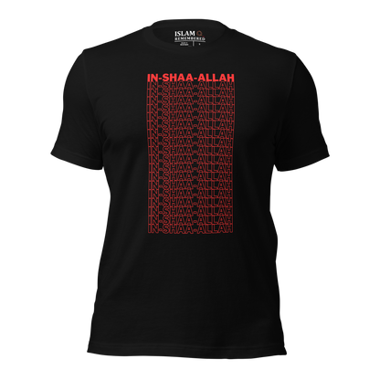 ADULT T-Shirt - INSHAA-ALLAH - Red