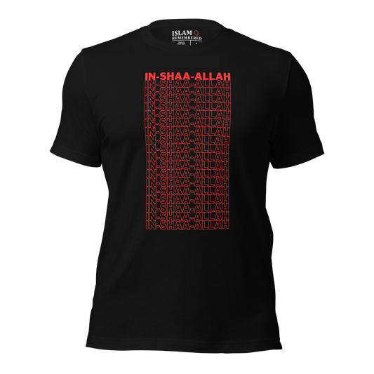 ADULT T-Shirt - INSHAA-ALLAH - Red