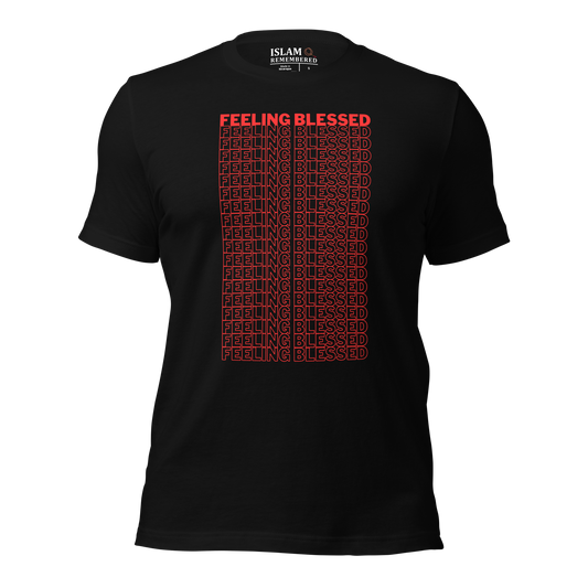 ADULT T-Shirt - FEELING BLESSED - Red