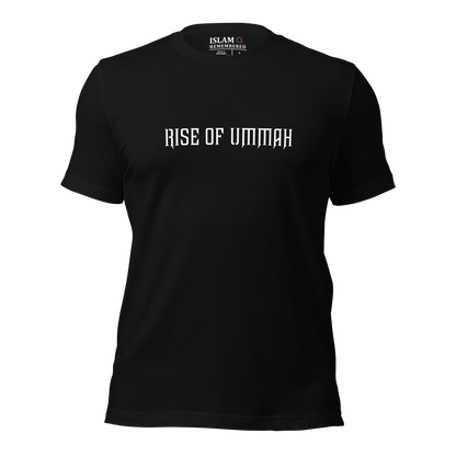 ADULT T-Shirt - RISE OF UMMAH (Large Back Wings) - Silver/White