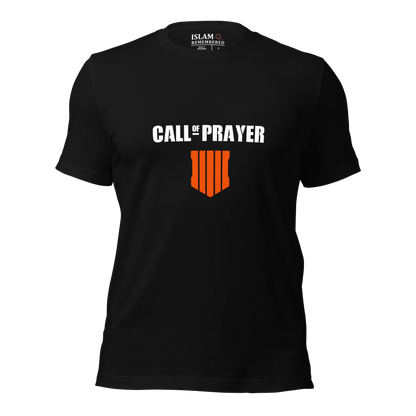 ADULT T-Shirt - CALL OF PRAYER - White/Orange