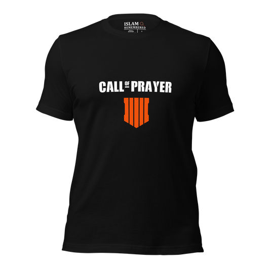 ADULT T-Shirt - CALL OF PRAYER - White/Orange
