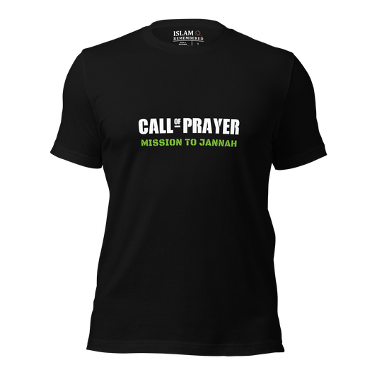 ADULT T-Shirt - CALL OF PRAYER - White/Green