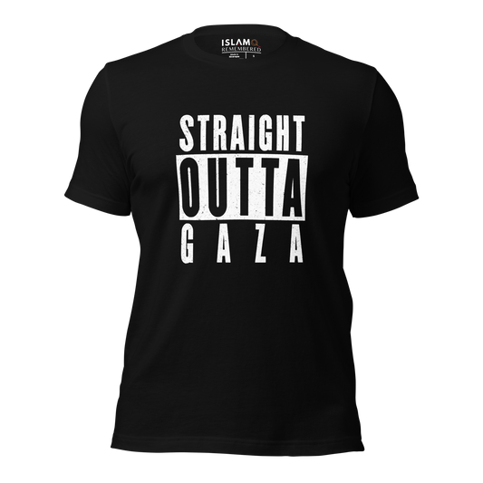 ADULT T-Shirt - STRAIGHT OUTTA GAZA