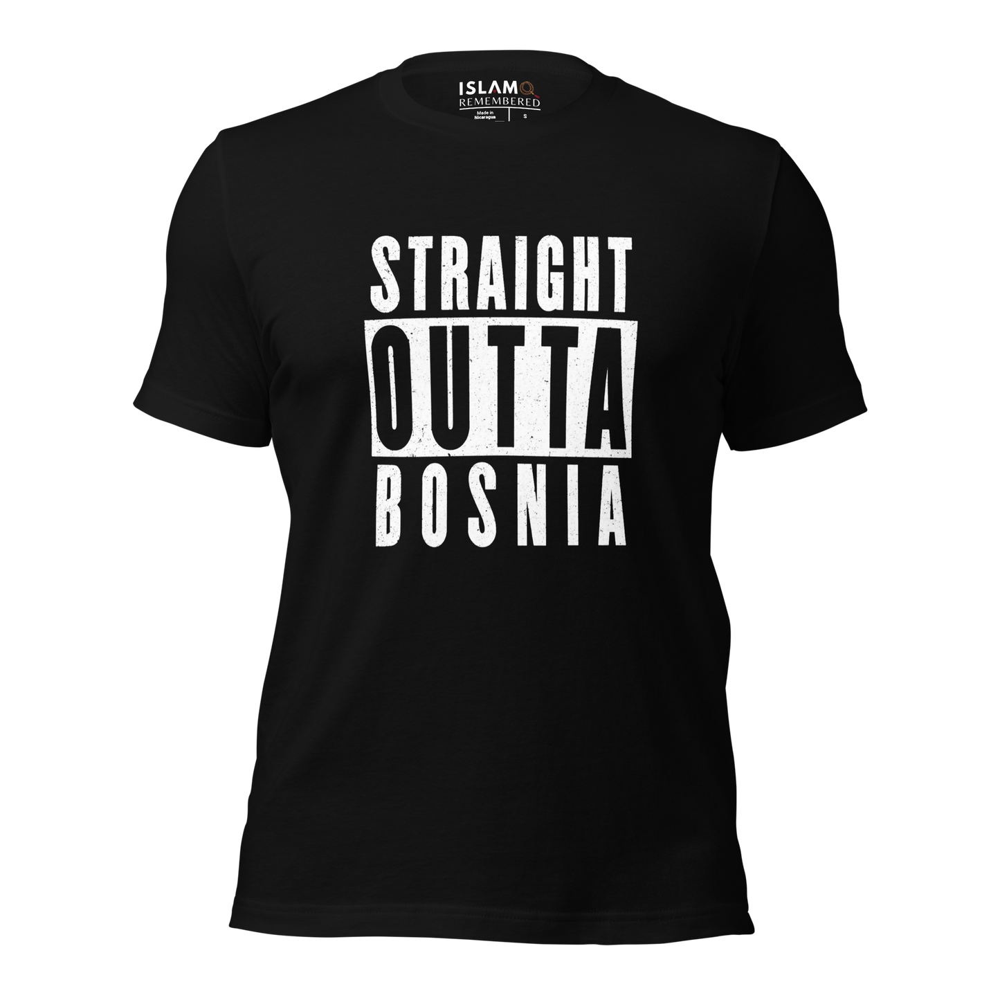 ADULT T-Shirt - STRAIGHT OUTTA BOSNIA