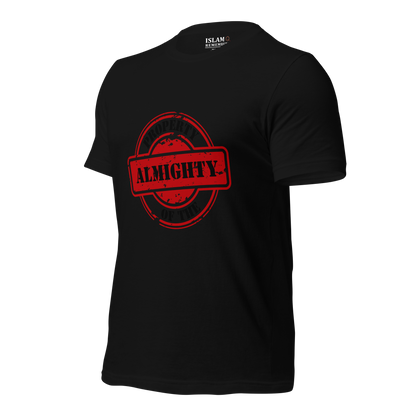 ADULT T-Shirt - PROPERTY OF THE ALMIGHTY - Black/Black/Red