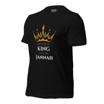 MEN's T-Shirt - KING OF MY OWN JANNAH - White