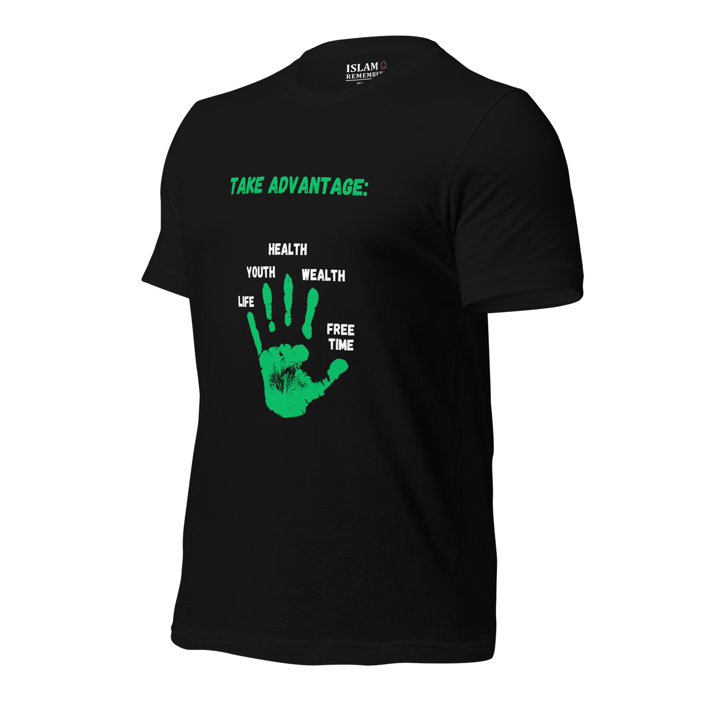 ADULT T-Shirt - ADVANTAGE - Green/White