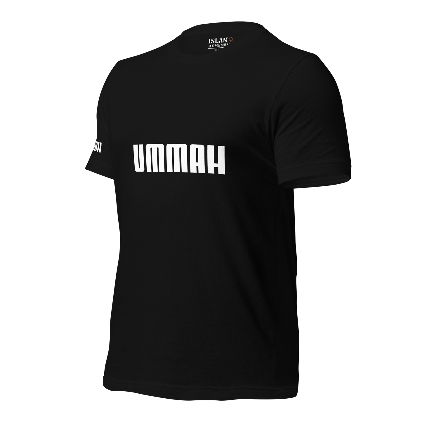 ADULT T-Shirt - UMMAH (w/ Arm Logo) - White