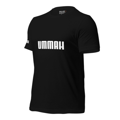 ADULT T-Shirt - UMMAH (w/ Arm Logo) - White