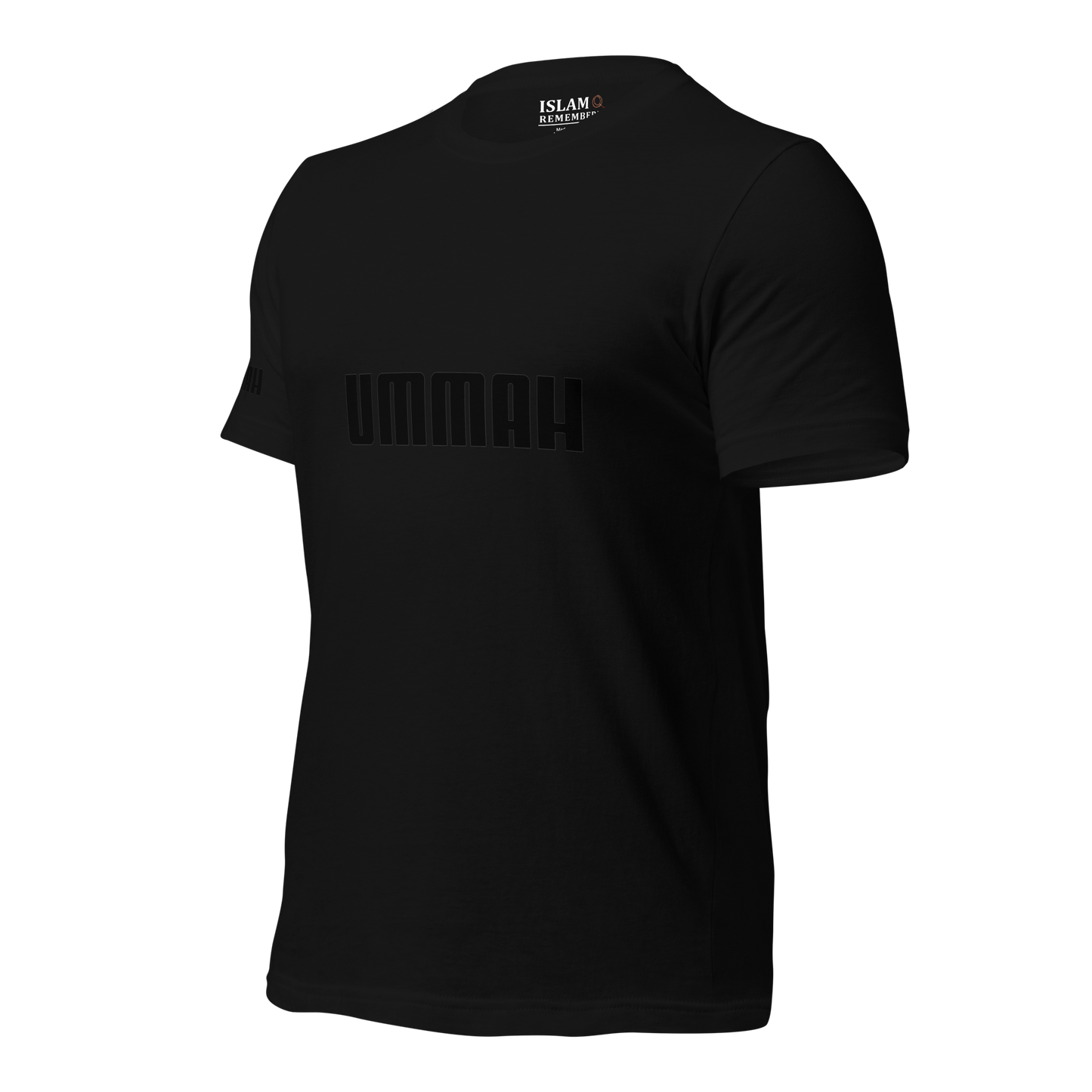 ADULT T-Shirt - UMMAH (w/ Arm Logo) - Black