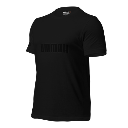 ADULT T-Shirt - UMMAH (w/ Arm Logo) - Black