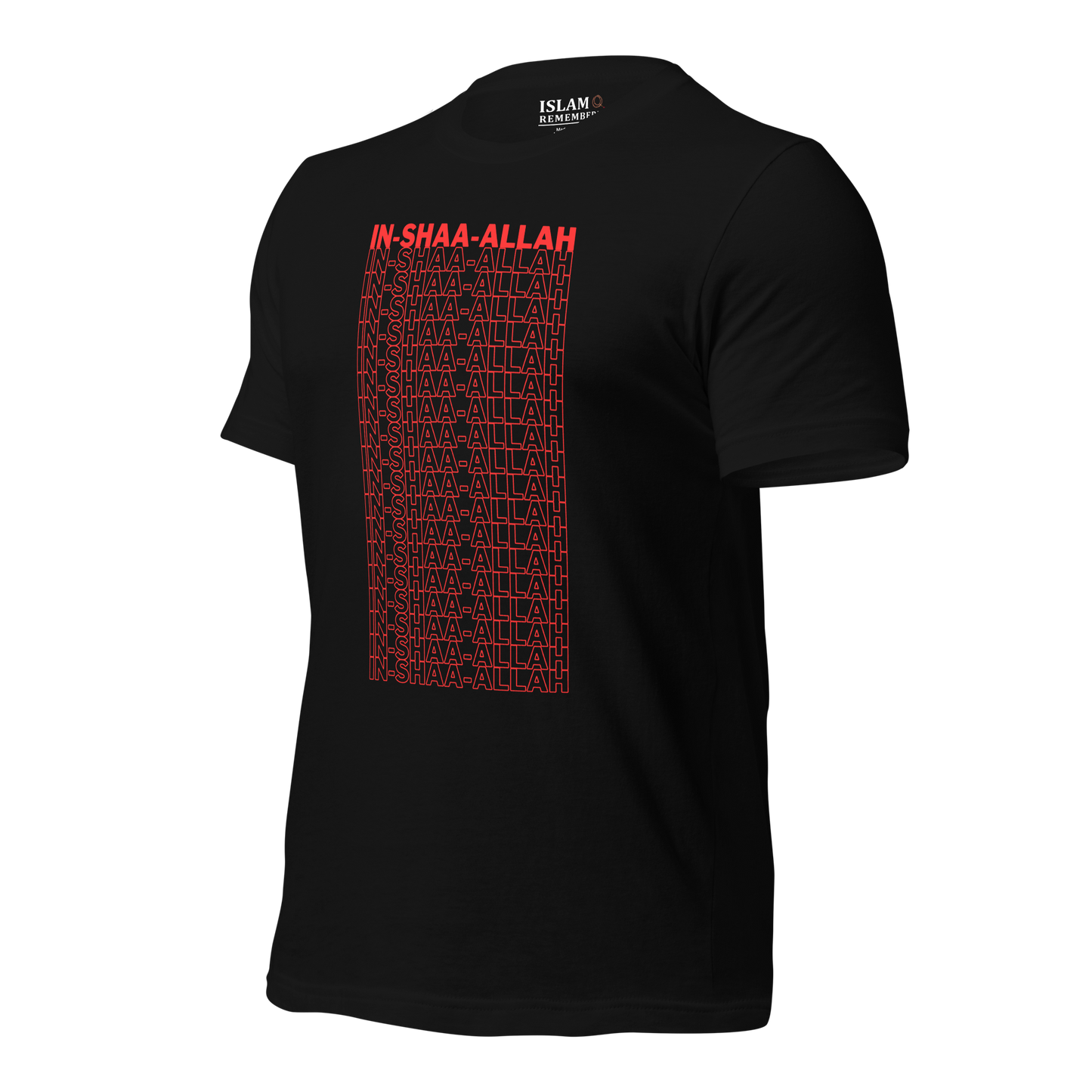 ADULT T-Shirt - INSHAA-ALLAH - Red