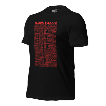 ADULT T-Shirt - FEELING BLESSED - Red