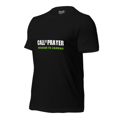 ADULT T-Shirt - CALL OF PRAYER - White/Green