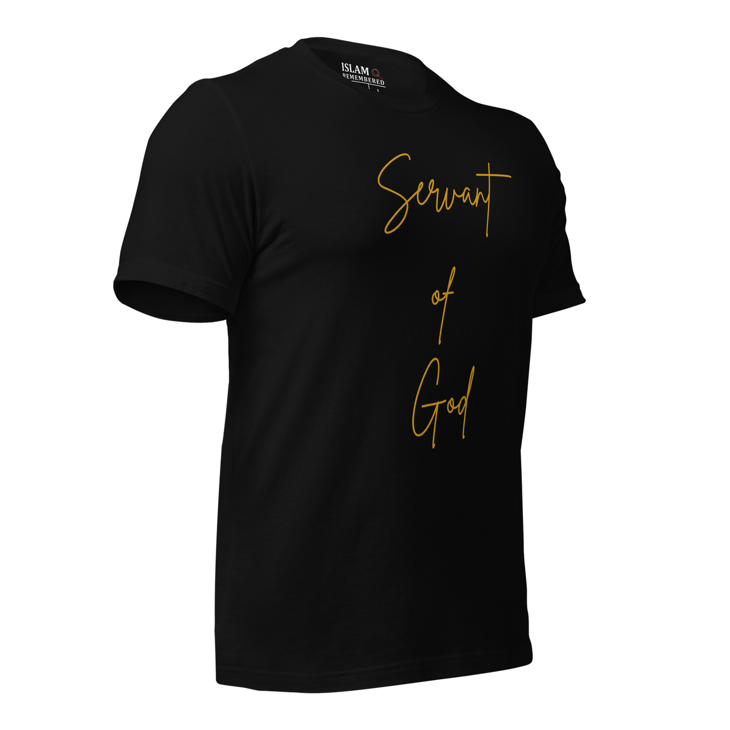 ADULT T-Shirt - SERVANT OF GOD (Signature Collection) - Gold