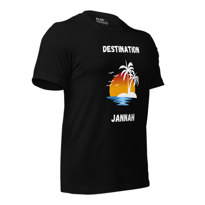 ADULT T-Shirt - DESTINATION JANNAH (Island Collection) - Black